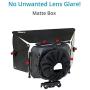 FILMCITY DSLR Camera Shoulder Support Rig Kit with Cage & Matte Box | DV HDV DSLR Video Camcorders Compatible | Free - Offset Z Bracket (FC-02)