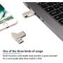 USB Drive 128GB Memory Stick Thumb Drive for iPhone Photo Stick iOS Flash Drive External Drive Sunswan Compatible iPhone iPad iOS MacBook and Computer (Silver128G-XY)