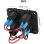 Linkstyle Switch Panel with Volt Meter, Dual USB Socket Charger 12V 4.2A&LED Voltmeter&Cigarette Lighter Socket&ON/Off Rocker Switch 4 in 1 Panel for Boat Marine Car Vehicles Truck (with Pre-Wired) Linkstyle Switch Panel with Volt Meter, Dual USB Socket Charger 12V 4.2A&LED Voltmeter&Cigarette Lighter Socket&ON/Off Rocker Switch 4 in 1 Panel for Boat Marine Car Vehicles Truck (with Pre-Wired)