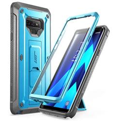 SUPCASE Unicorn Beetle PRO Series Phone Case for Samsung Galaxy Note 9, Full-Body Rugged Holster Case with Built-in Screen Protector for Samsung Galaxy Note 9 2018 (Blue)