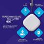 Samsung SmartThings Tracker | Live GPS Tracking Via Nationwide LTE| Track Locations of Kids, Car, Keys, Pet, Wallet, Luggage, and More | Small Compact Lightweight 1.7 x1.7 in | White