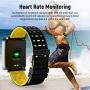 TagoBee TB10 Fitness Tracker IP67 Waterproof Smart Watch with Heart Rate Monitor Pedometer Calories Counter Touch Screen Bluetooth Smartwatch for Android Phones Samsung iPhone Men Women