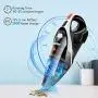 Handheld Vacuum, LOZAYI 7KPA Hand Vacuum Cordless with Stronger Cyclonic Suction,Rechargeable Li-ion Battery Quick Charge, Lightweight Wet/Dry Vacuum Cleaner for Home and Car Cleaning-Orange