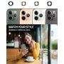 Power Theory iPhone 11 Pro & iPhone 11 Pro Max Camera Lens Protector - Easy Installation [Premium Tempered Glass] [Midnight Green]