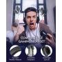 EasySMX Gaming Headset for Xbox One S, X, PS4, PC with Soft Breathing Earmuffs, Adjustable Mic, Comfortable Mute & Automatic Cycling RGB LED Lights, Xbox Headset for Laptop, Nintendo Switch