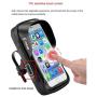 6.0 inch Bicycle Mobile Phone Bag, Touch Screen Waterproof Bag Riding Bag Navigation Bag Bicycle Accessories, Equipped with Quick Release Rotating Bracket