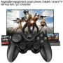 IPEGA PG-9128 Wireless 4.0 Gamepad Trigger Pubg Controller Mobile Joystick Compatible iOS/Android Devices and Smart TV/Set-top Box/PC Computer（Black)