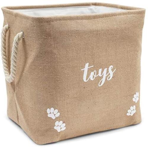Juvale Foldable Pet Toy and Accessory Storage Bin (15 x 12 x 14 Inches)