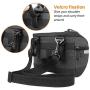 Bicycle Handlebar Front Frame Bag - Transparent Waterproof Touch Screen Mobile Phone Bag, and Reflective Stripe Polyester Bag, Safe Night Riding for Road Mountain Bike Outdoor