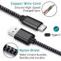 LUOSIKE Car Charger, 24W 4.8A Dual USB Car Charger Adapter AL-Alloy + 2-Pack 3FT Braided USB Type C Fast Charging Cable Kit Compatible with Samsung Galaxy S10 S10e S9 S8 Plus, LG V40, Pixel -Updated