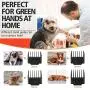 YIDON Dog Clippers, Dog Grooming kit Cordless Adjustable Pet Clippers Dog Hair Trimmer Rechargeable Dog Shears Pet Grooming Professional Hair Clippers Low Noise for Small Large Dogs,Cats,All Pets