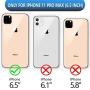 SPIDERCASE for iPhone 11 Pro Max Case, Built-in Screen Protector Full Heavy Duty Protection Shockproof Anti-Scratched Rugged Case for iPhone 11 Pro Max 6.5 inch 2019 (Green+Clear)