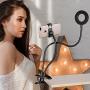 UMsky Selfie Ring Light,Universal Phone Selfie Ring Light,Portable LED Selfie Light Ring Lights for Android/iPhone, LED Ring Light, Rechargeable Brightness Portable Selfie Light Ring (Warm White)