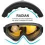 LJDJ Ski Goggles, Pack of 2 - Snowboard Adjustable UV 400 Protective Motorcycle Goggles Outdoor Sports Tactical Glasses Dust-Proof Combat Military Sunglasses for Kids Boys Girls Youth Men Women LJDJ Ski Goggles, Pack of 2 - Snowboard Adjustable UV 400 Protective Motorcycle Goggles Outdoor Sports Tactical Glasses Dust-Proof Combat Military Sunglasses for Kids Boys Girls Youth Men Women