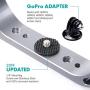Movo GB-U70 Underwater Diving Rig for GoPro Hero with Cold Shoe Mounts, Wrist Strap - Works with HERO3, HERO4, HERO5, HERO6, HERO7, HERO8 and Waterproof Action Cam - Perfect Scuba Gear GoPro Accessory