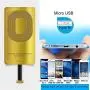 (2 Pcs) Qi Receiver Micro USB Narrow-Side Down, Thin Wireless Charging Receiver, for HTC ONE Е9/X9/DESIRE 700/DESIRE 10-Meizu M5/M5 Note/M5c/U20-Note and Other Micro USB Android Cell Phones (2 Pcs) Qi Receiver Micro USB Narrow-Side Down, Thin Wireless Charging Receiver, for HTC ONE Е9/X9/DESIRE 700/DESIRE 10-Meizu M5/M5 Note/M5c/U20-Note and Other Micro USB Android Cell Phones