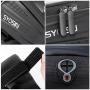SYOSIN Bike Phone Front Frame Bag,Waterproof Bicycle Phone Mount Bag with Touch Screen Rain Cover Large Capacity Phone Case Compatible with iPhone 7 8 Plus xs max for Below 6.5 inches