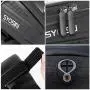 SYOSIN Bike Phone Front Frame Bag,Waterproof Bicycle Phone Mount Bag with Touch Screen Rain Cover Large Capacity Phone Case Compatible with iPhone 7 8 Plus xs max for Below 6.5 inches