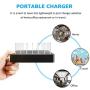COSOOS Fastest Charging Station with Quick Charge QC 3.0, 6 Phone Charger Cables(3 Type),lWatch Stand,6-Port Multi USB Charger Station,Charging Station for Multiple Devices,Tablet,Kindle(UL Certified)