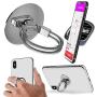 Aduro Cell Phone Ring Holder, 3 in 1 Universal Phone Ring Stand Car Holder, Finger Grip Phone Holder for iPhone, Samsung Phone and Smartphones (Silver) Aduro Cell Phone Ring Holder, 3 in 1 Universal Phone Ring Stand Car Holder, Finger Grip Phone Holder for iPhone, Samsung Phone and Smartphones (Silver)