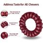 ATGETY 100% Safe & Durable Non-Toxic Dog Chew Toys for Aggressive Chewers - Indestructible Power Chew Toys for Medium/Large Dogs, Perfect Teething Playing Toys, Donut