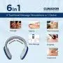 Curador Neck Massager,Intelligent Portable Neck Massager by Garatic with Heat Cordless,3 Modes 15 Levels Smart Deep Tissue Trigger Point Massage Use at Home,Office,Outdoor, Curador Neck Massager,Intelligent Portable Neck Massager by Garatic with Heat Cordless,3 Modes 15 Levels Smart Deep Tissue Trigger Point Massage Use at Home,Office,Outdoor,