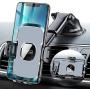 TORRAS Universal Car Phone Mount Holder [Military Grade], Cell Phone Holder for Car Windshield Dash Vent, Compatible with iPhone 11 Pro Max/XR/XS/X/8, Samsung Galaxy S20+Ultra/Note10 Plus S9 and All