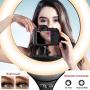 Torjim 18" Ring Light with Stand, Dimmable 50W 3000K-6000K LED Ringlight with Phone Holder and Camera Adapter, Perfect Circle Light for Photography/YouTube/Makeup/Video Shooting.