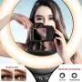Torjim 18&quot Ring Light with Stand, Dimmable 50W 3000K-6000K LED Ringlight with Phone Holder and Camera Adapter, Perfect Circle Light for Photography/YouTube/Makeup/Video Shooting.