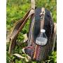 Unique Tie-dye Mini Hemp Backpack Small Back Pack Boho Backpack 100% Core Hemp| 100% VEGAN | Handmade with Love.