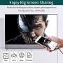 HDMI Cable for iPhone iPad - Compatiable with iPhone to TV HDMI Cable, 1080P Digital AV Adapter HDTV Cable for iPhone XR, X, 8, 7, 6, iPad Air, Mini, Pro, iPod Touch (Silver)