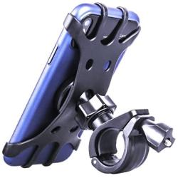 Bike Phone Holder, Bicycle Phone Holder Anti Shake Motorcycle Handlebar Mount with 360 ° Rotation Adjustable Bike Phone Mount for iPhone X/6/7/8 Plus, Samsung Galaxy S9/S8 Plus, 4"-6.5" Phones, GPS