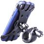 Bike Phone Holder, Bicycle Phone Holder Anti Shake Motorcycle Handlebar Mount with 360 ° Rotation Adjustable Bike Phone Mount for iPhone X/6/7/8 Plus, Samsung Galaxy S9/S8 Plus, 4"-6.5" Phones, GPS