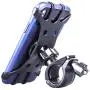 Bike Phone Holder, Bicycle Phone Holder Anti Shake Motorcycle Handlebar Mount with 360 ° Rotation Adjustable Bike Phone Mount for iPhone X/6/7/8 Plus, Samsung Galaxy S9/S8 Plus, 4"-6.5" Phones, GPS