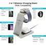 Quezqa Wireless Charging Stand – 3 in 1 Fast Wireless Charger – Qi Charging Station Dock Compatible with AirPods Pro Apple Watch Series 5 4 3 2 iPhone 11 Pro Max Xs X Xr 8(with QC 3.0 Adapter) Quezqa Wireless Charging Stand – 3 in 1 Fast Wireless Charger – Qi Charging Station Dock Compatible with AirPods Pro Apple Watch Series 5 4 3 2 iPhone 11 Pro Max Xs X Xr 8(with QC 3.0 Adapter)