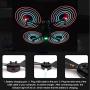Rechargeable LED Light Flash Low-Noise Foldable Quick-Release Propellers with USB Cable for DJI Mavic Pro/Mavic Platinum Drone (2 Pairs)