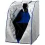 Durasage Infrared IR Far Ion Portable Indoor Personal Spa Sauna with Air Ionizer, Negative Ion Generator and Heating Foot Pad with Chair Durasage Infrared IR Far Ion Portable Indoor Personal Spa Sauna with Air Ionizer, Negative Ion Generator and Heating Foot Pad with Chair