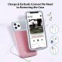 Smiphee Battery Case for iPhone 11 Pro, iPhone 11 Pro Battery Case, 4800mAh Portable Protective Charging Case Extended Rechargeable Charger Case (Rose Gold)