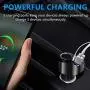 4 in 1 USB C Car Charger 36W USB Cigarette Lighter Socket Splitter Adapter with 3 USB 12V/24V Dual USB Type C PD Fast Car Charger Adapter for iPhone 11/Xs/Max/XR,iPad Pro/Mini,Samsung Galaxy Note9