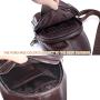 Mens Sling Bag Genuine Leather Chest Shoulder Backpack Cross Body Purse for Men And Women