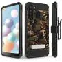 Evocel Galaxy A21 Explorer Series Pro with Glass Screen Protector and Belt Clip Holster for The Samsung Galaxy A21, Camouflage Evocel Galaxy A21 Explorer Series Pro with Glass Screen Protector and Belt Clip Holster for The Samsung Galaxy A21, Camouflage