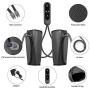 QUINEAR Air Compression Leg Massager for Circulation Calf Wraps Massage for Muscle Relaxation with Handheld Controller 2 Modes 3 Intensities