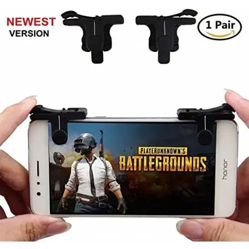 Mobile Game Controller for iPhone and Android,Sensitive Shoot and Aim Keys L1R1 Shooter Controller by Ozvavzk for PUBG/Fortnite/Rules of Survival,1 Pair Mobile Game Controller for iPhone and Android,Sensitive Shoot and Aim Keys L1R1 Shooter Controller by Ozvavzk for PUBG/Fortnite/Rules of Survival,1 Pair