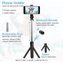 Selfie Stick Bluetooth, TBBSC Phone Tripod - Extendable Tripod Stick with Remote for Cell Phone Camera iPhone X 6/7/8/10/11 Plus Galaxy S8 S9 Plus,Huawei and More