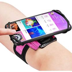 Newppon Cell Phone Holder Armbands :with Key Pocket & 180° Rotatable for Apple iPhone Xs Max XR X 8 7 6 6S Plus Galaxy S9+ S9 S8 S7 S6 Edge Note 8 Motorola HTC One,for Exercise Workout Jogging Biking