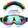Rngeo Ski Goggles, Pack of 2, Snowboard Goggles for Kids, Boys & Girls, Youth, Men & Women, with UV 400 Protection, Wind Resistance, Anti-Glare Lenses, New Edition