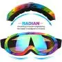 Rngeo Ski Goggles, Pack of 2, Snowboard Goggles for Kids, Boys & Girls, Youth, Men & Women, with UV 400 Protection, Wind Resistance, Anti-Glare Lenses, New Edition