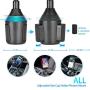 Car Cup Phone Holder Mount,Phone Holder for Car with Flexible Gooseneck,Universal Adjustable Automatic Cup Phone Car Holder Compatible iPhone 11 Pro/XR/XS/Max/X/8/7 Plus,Samsung Galaxy S10/S9/8