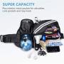 KEESPENCE Hiking Fanny Pack, Waist Bag with Water Bottle Holder for Men Women Outdoors Walking Running, Dog Fanny Pack, Fit iPhone 8 Plus/XS Max/ 6.5 Large Smartphones