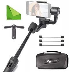 FY FEIYUTECH Feiyu Vimble 2 Stable Selfie Stick Travel Gimbal Handheld Stabilizer Built-In Extender for Smartphone Like iPhone X 8 Plus 7 6 SE Samsung Galaxy S9+ S9 S8+ S8 Note 8 S7 S6 Q2 edge Black